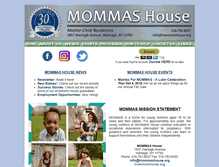 Tablet Screenshot of mommashouse.org